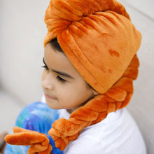 Load image into Gallery viewer, Ginger Braided Hair Towel