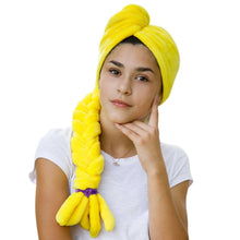 Load image into Gallery viewer, Golden Blonde Braided Hair Towel
