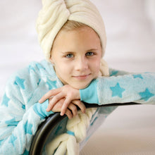 Load image into Gallery viewer, Icy Blonde Braided Hair Towel
